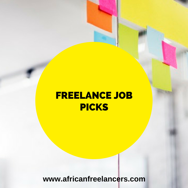 Freelance Jobs you Should Apply For this Week!