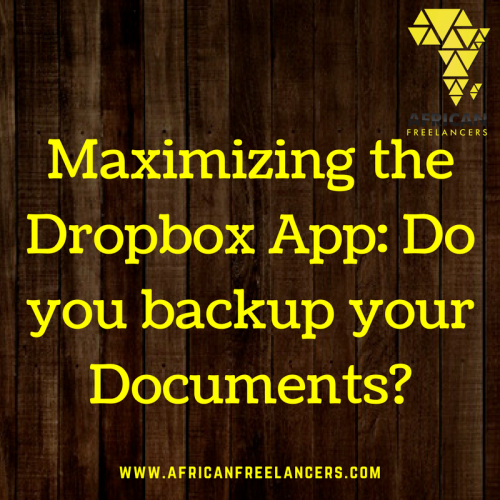 Maximizing the Dropbox App: Do you backup your Documents?