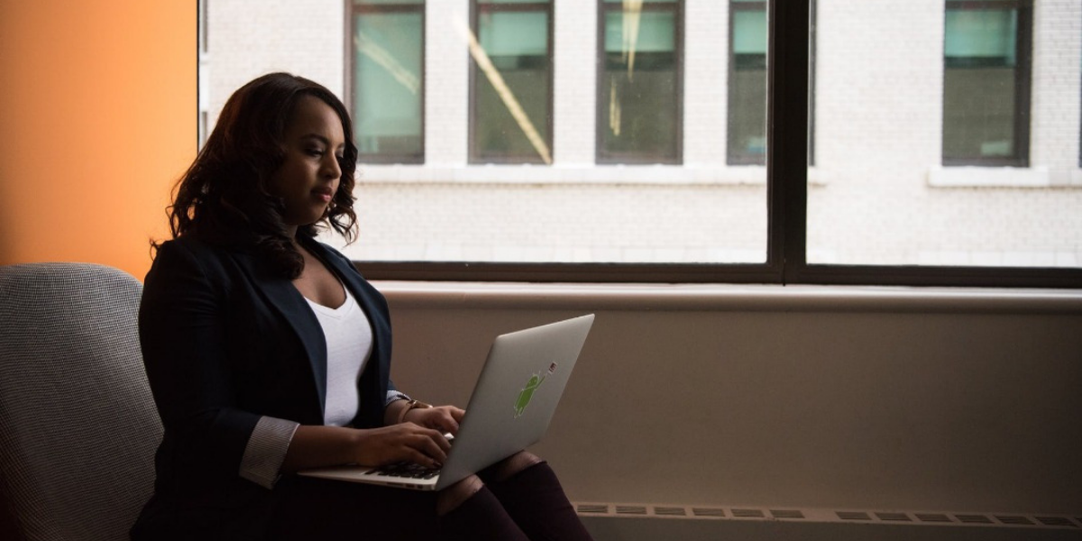 African Freelancer at work